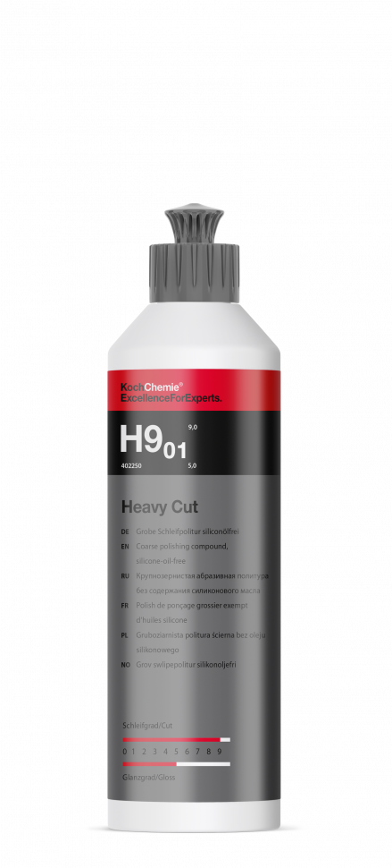 Кох Koch Chemie Heavy Cut Н9.01 объём паста для полировки сильноабразивная полироль без силиконов 250 г
Кох Koch Chemie Heavy Cut Н9.01 объём паста для полировки сильноабразивная полироль без силиконов 250 г