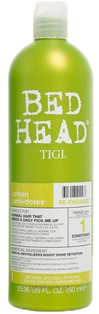 Кондиционер для ежедневного ухода для нормальных волос Tigi Bed Head Urban Anti+Dotes Re-Energize750 мл
Кондиционер для ежедневного ухода для нормальных волос Tigi Bed Head Urban Anti+Dotes Re-Energize750 мл