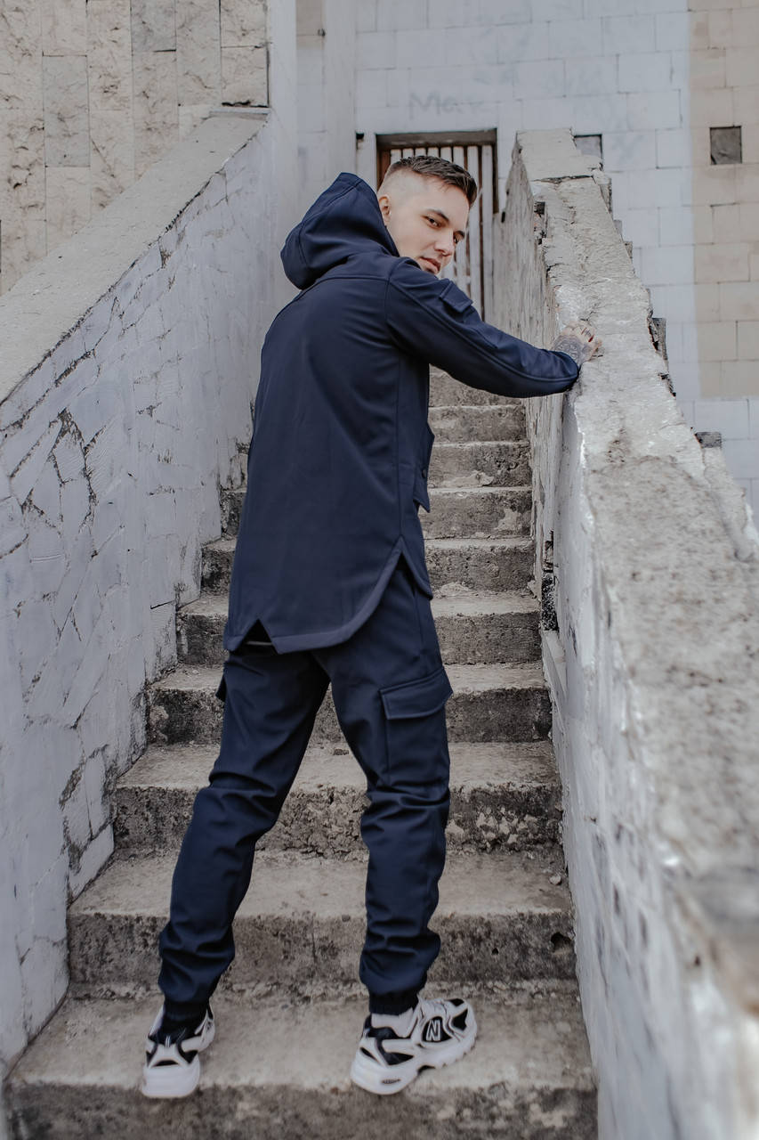 Комплект спортивний куртка + штани Intruder "Easy" softshell Navy M, Темно-синий
Комплект спортивний куртка + штани Intruder "Easy" softshell Navy M, Темно-синий