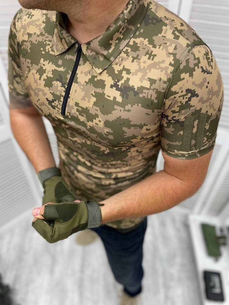 Армейская военная футболка поло пиксель мультикам ВСУ ЗСУ для военнослужащих сетка ЛЕТО Coolmax
Армейская военная футболка поло пиксель мультикам ВСУ ЗСУ для военнослужащих сетка ЛЕТО Coolmax