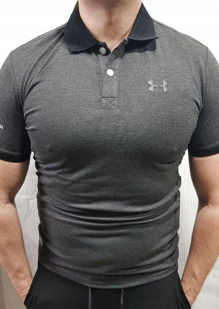 Мужская спортивная футболка тенниска поло Under Armour черная трикотаж коттон, Черный
Мужская спортивная футболка тенниска поло Under Armour черная трикотаж коттон, Черный