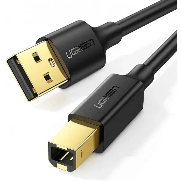 Кабель синхронизации Ugreen US135 USB-A 2.0 - USB-B 2.0 Cable 3 м Black (90402009), Черный
Кабель синхронизации Ugreen US135 USB-A 2.0 - USB-B 2.0 Cable 3 м Black (90402009), Черный