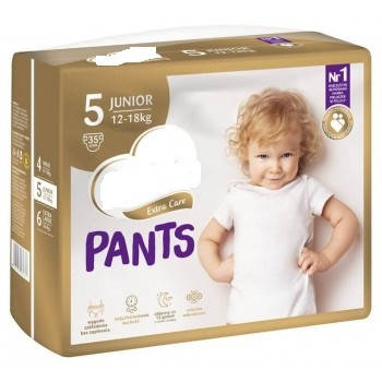 Підгузки-трусики Dada Extra Care 5 (12-18кг) 35шт 
Підгузки-трусики Dada Extra Care 5 (12-18кг) 35шт