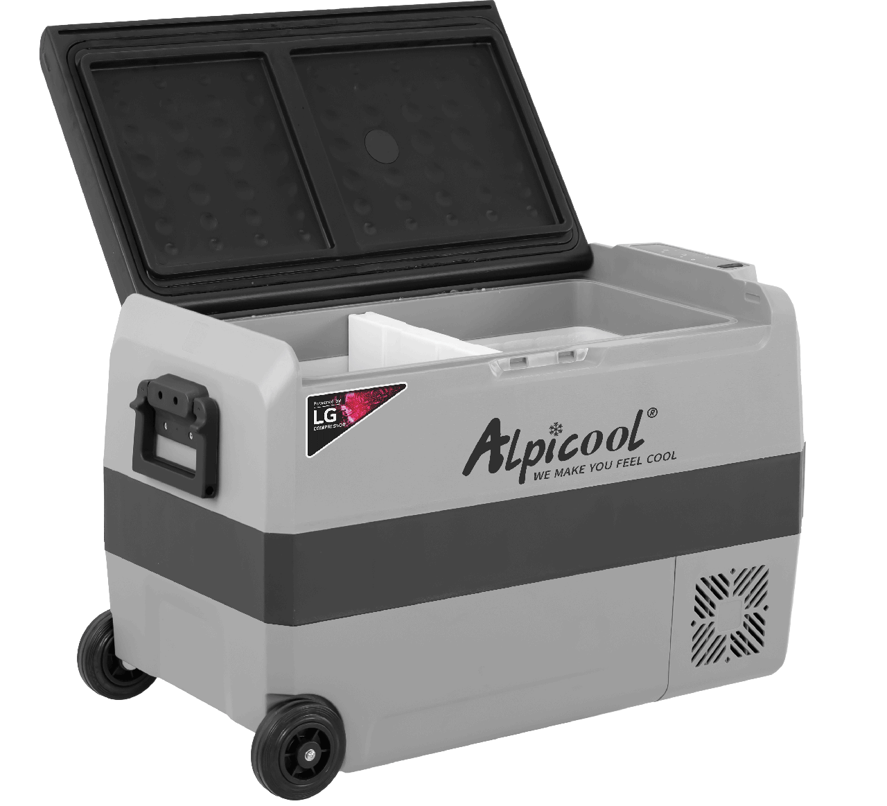 Компрессорный автохолодильник Alpicool T60 (LG) (двухкамерный, 60 литров). До -20 ℃. Питание 12, 24, 220 Вольт
Компрессорный автохолодильник Alpicool T60 (LG) (двухкамерный, 60 литров). До -20 ℃. Питание 12, 24, 220 Вольт