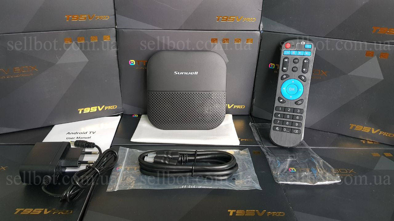 TV-Приставка Sunvell T95V Pro 2/16GB S912 (Android Smart TV BOX, Андроид Смарт ТВ Приставка, Андроїд тв бокс)
TV-Приставка Sunvell T95V Pro 2/16GB S912 (Android Smart TV BOX, Андроид Смарт ТВ Приставка, Андроїд тв бокс)