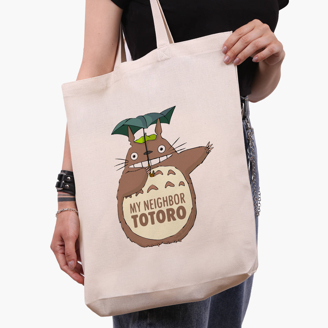 Эко сумка Мой сосед Тоторо (My Neighbor Totoro) (9227-2656-WTD) бежевая з широким дном, Бежевый
Эко сумка Мой сосед Тоторо (My Neighbor Totoro) (9227-2656-WTD) бежевая з широким дном, Бежевый