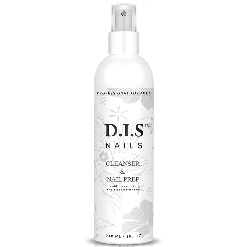 DIS Cleanser & Nail Prep 2 in 1 - средство для обезжиривания и снятия липкого слоя, 240 мл
DIS Cleanser & Nail Prep 2 in 1 - средство для обезжиривания и снятия липкого слоя, 240 мл