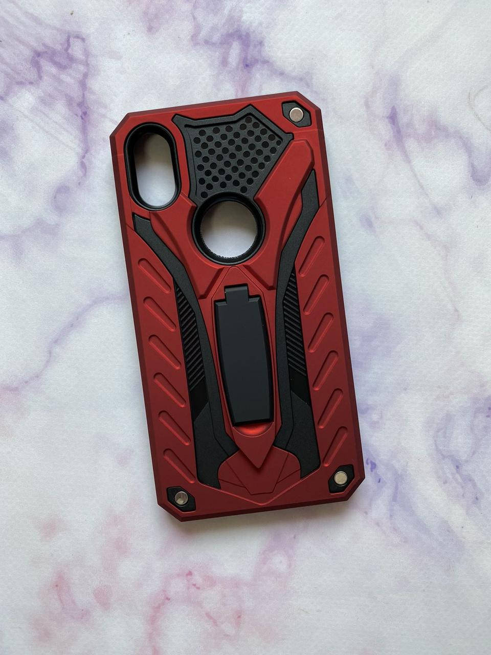 Силиконовый чехол iPaky anti shok с подставкой для iPhone X / XS Красный
Силиконовый чехол iPaky anti shok с подставкой для iPhone X / XS Красный