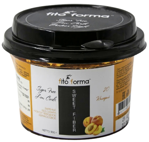 Варенье без сахара Fito Forma "Абрикос" (300 грамм) 
Варенье без сахара Fito Forma "Абрикос" (300 грамм)