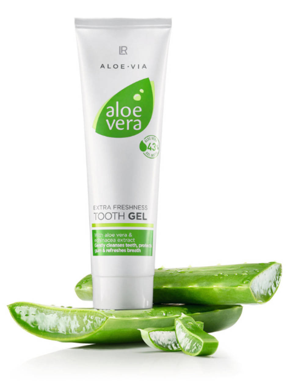 Освежающая зубная гель-паста Aloe Via
Освежающая зубная гель-паста Aloe Via