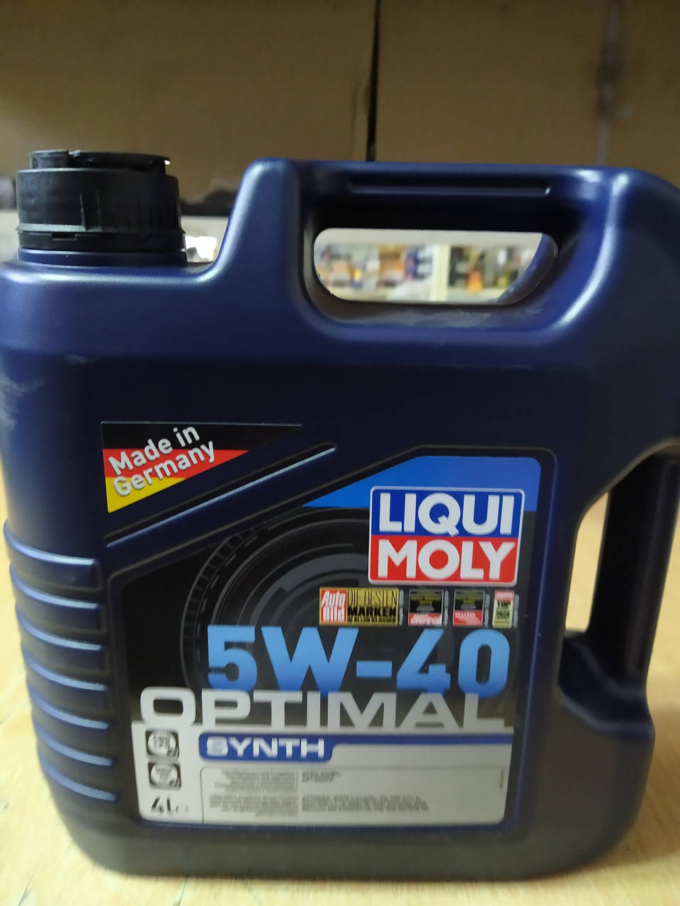 Синтетическое моторное масло LIQUI MOLY OPTIMAL SYNTH 5W-40 4л. 3926 - производства Германии
Синтетическое моторное масло LIQUI MOLY OPTIMAL SYNTH 5W-40 4л. 3926 - производства Германии