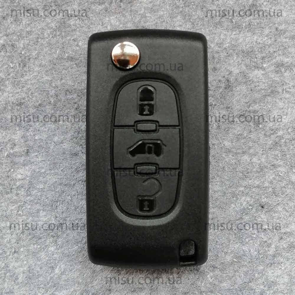 Корпус выкидного ключа Citroen Jumpy Peugeot Expert Fiat Scudo 3 кнопки лезвие HU83 CE0523
Корпус выкидного ключа Citroen Jumpy Peugeot Expert Fiat Scudo 3 кнопки лезвие HU83 CE0523