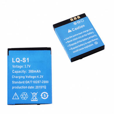 Аккумулятор для Smart Watch HKX LQ-S1-LS 380mAh (QW09, A1, GT08, DZ09, Z60, W8, V8, X6)
Аккумулятор для Smart Watch HKX LQ-S1-LS 380mAh (QW09, A1, GT08, DZ09, Z60, W8, V8, X6)