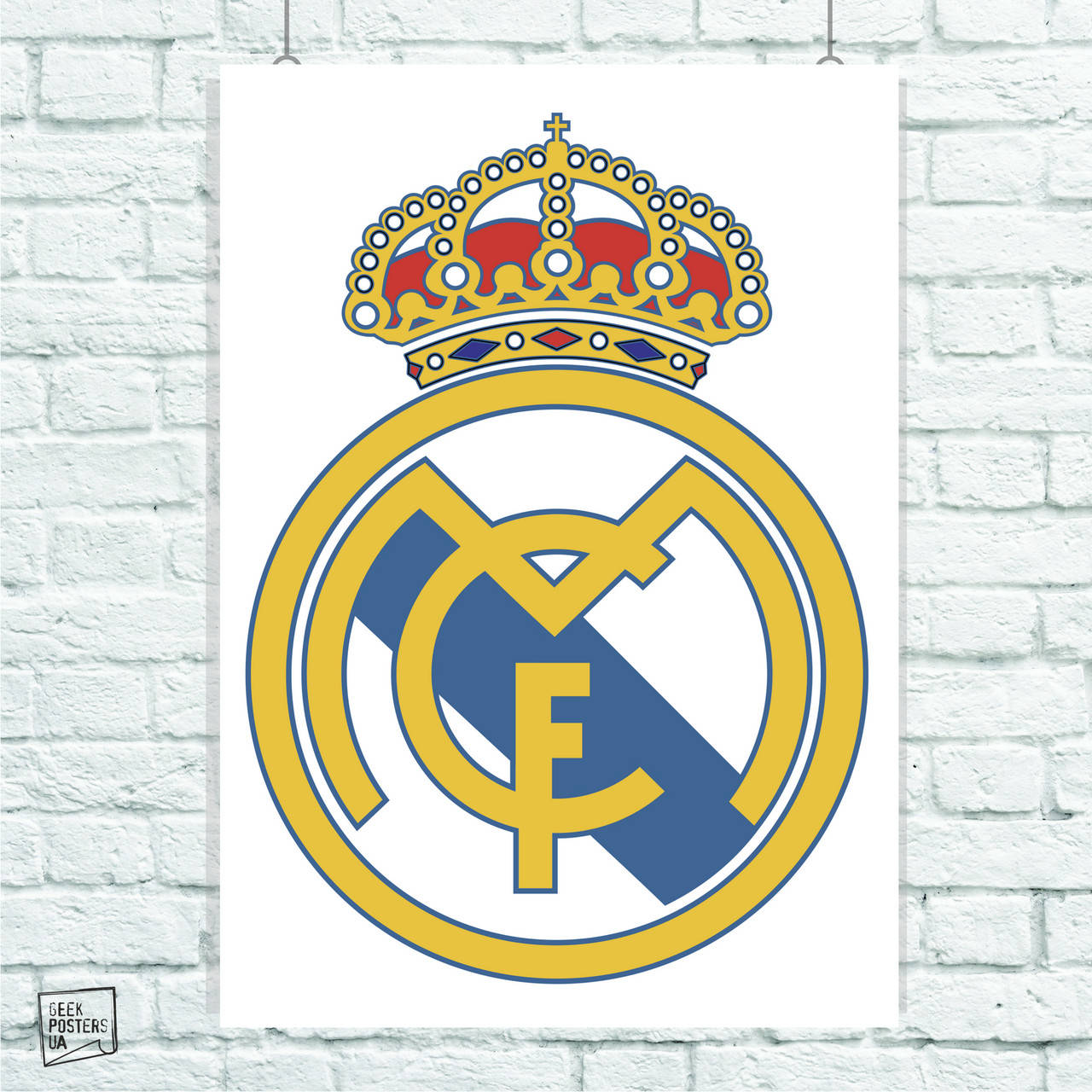 Постер Real Madrid, Реал Мадрид, футбольный клуб. Размер 60x42см (A2). Матовая бумага
Постер Real Madrid, Реал Мадрид, футбольный клуб. Размер 60x42см (A2). Матовая бумага