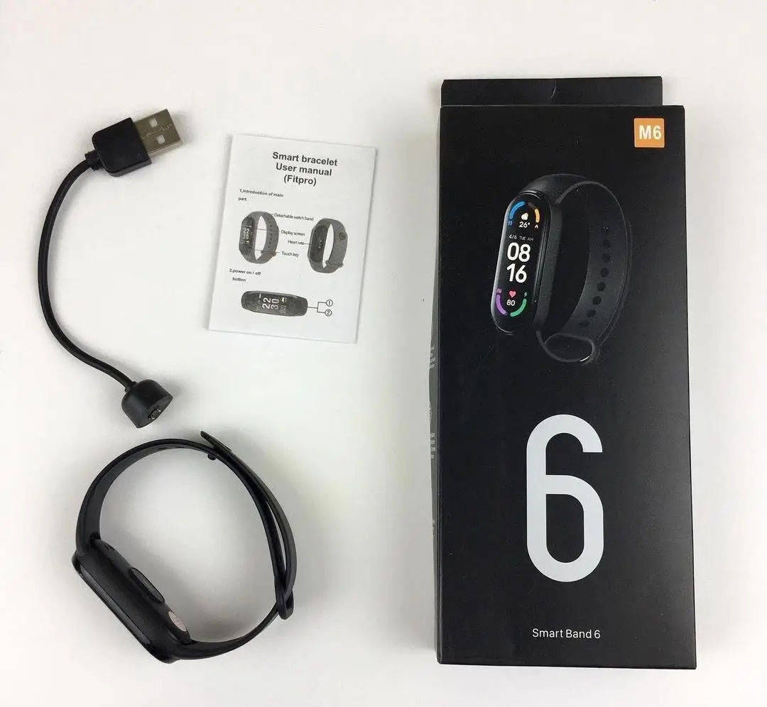 Фитнес браслет м6 Smart Band M6 Фитнес-браслет M6 black, фитнес браслет м6 черный, фитнес трекер smart band
Фитнес браслет м6 Smart Band M6 Фитнес-браслет M6 black, фитнес браслет м6 черный, фитнес трекер smart band