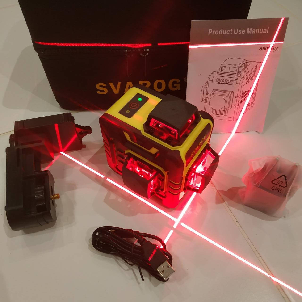 Лазерный уровень Svarog (Firecore) 3D Антибликовое покрытие! Osram красный 5200mAh + КРОНШТЕЙН! S601R
Лазерный уровень Svarog (Firecore) 3D Антибликовое покрытие! Osram красный 5200mAh + КРОНШТЕЙН! S601R
