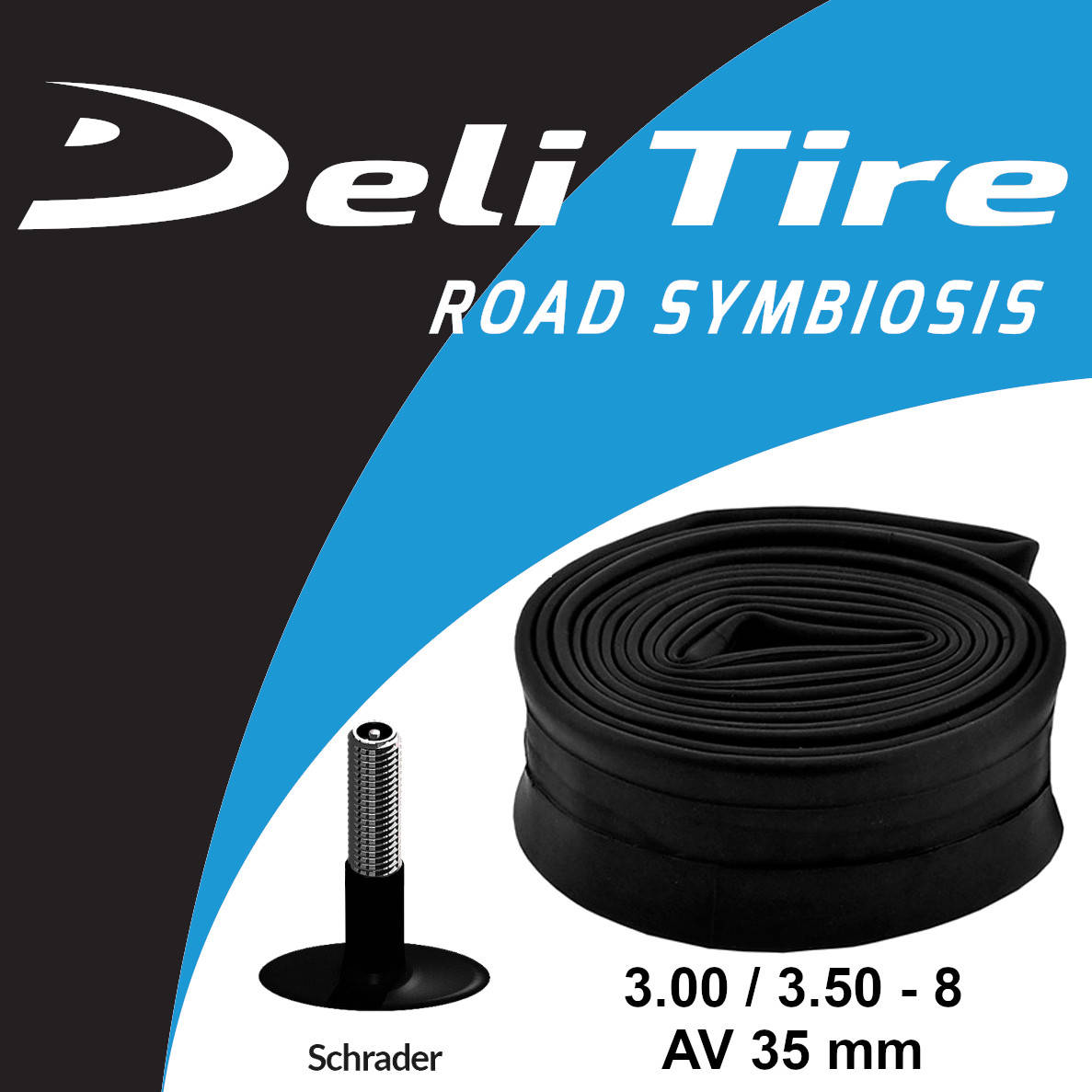 Камера Deli Tire 3.00 / 3.50 - 8 AV
Камера Deli Tire 3.00 / 3.50 - 8 AV