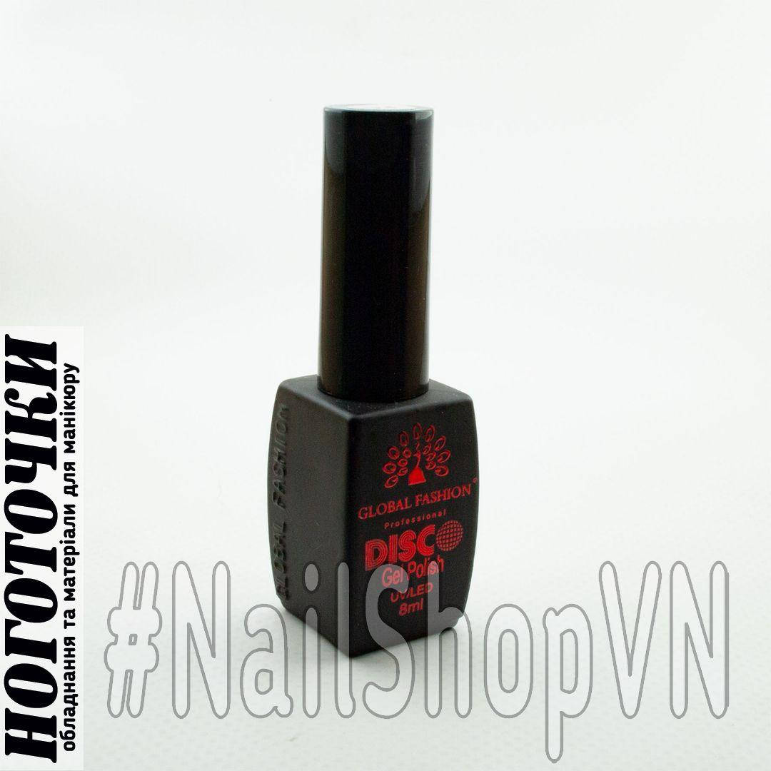 Гель-лак Global Fashion Black Elite Disco Gel 8ml