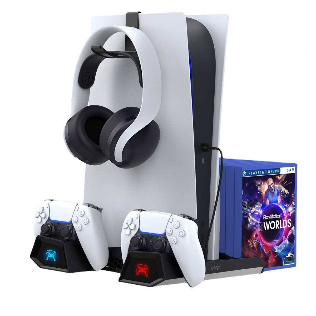 Мультифункциональная подставка 6-в-1 для PlayStation 5 (PS5) iPega PG-P5023 стенд черный
Мультифункциональная подставка 6-в-1 для PlayStation 5 (PS5) iPega PG-P5023 стенд черный