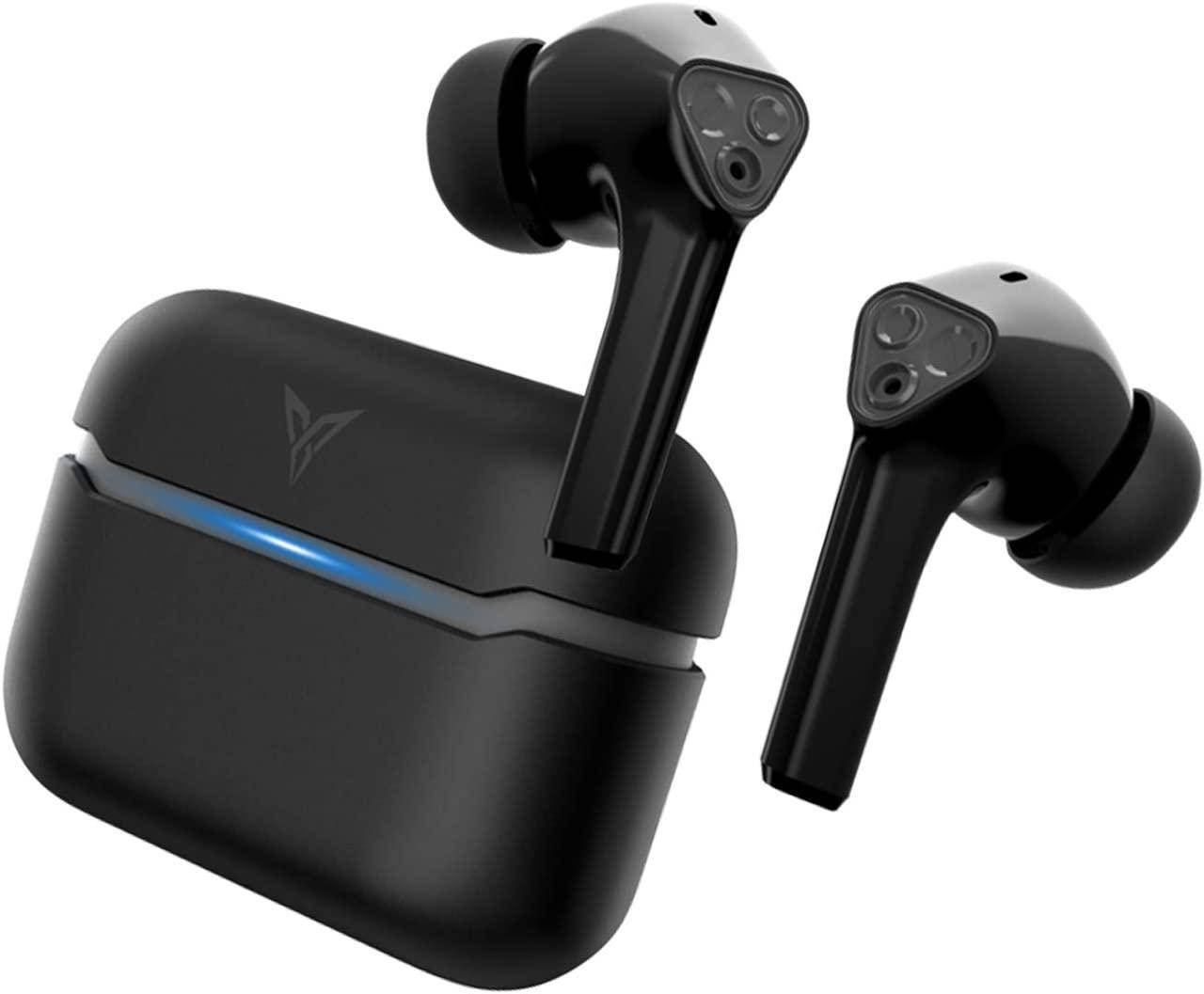 Геймерские беспроводные вакуумные игровые наушники Flydigi TWS CyberFox T1 черные с режимом низкой задержки, Белый
Геймерские беспроводные вакуумные игровые наушники Flydigi TWS CyberFox T1 черные с режимом низкой задержки, Белый