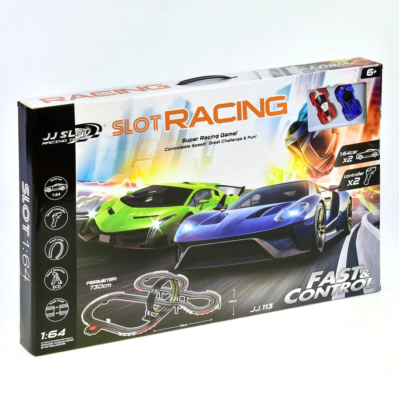 Детская игрушка Гоночный Автотрек (с петлёй, длина трассы 730 см, от сети 220V) JJ 113-2
Детская игрушка Гоночный Автотрек (с петлёй, длина трассы 730 см, от сети 220V) JJ 113-2