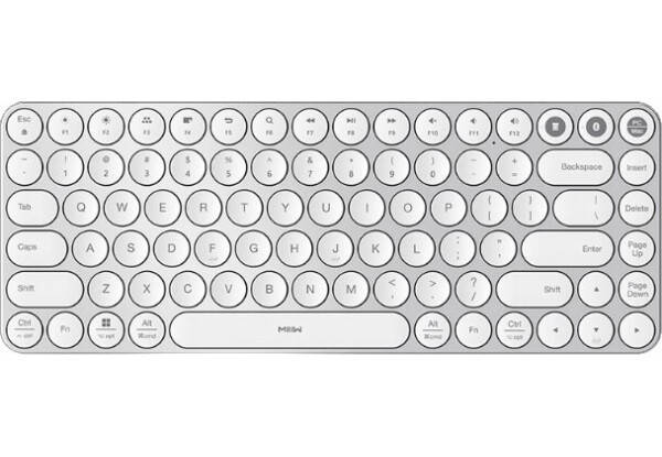 Клавиатура беспроводная Xiaomi MiiiW AIR85 Bluetooth Dual Mode (MWXKT01) MAC/iPad/PC (RU) White, Белый
Клавиатура беспроводная Xiaomi MiiiW AIR85 Bluetooth Dual Mode (MWXKT01) MAC/iPad/PC (RU) White, Белый
