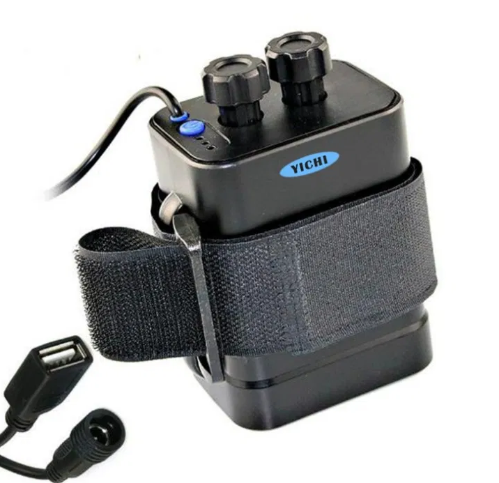 Аккумуляторный Блок для аккумуляторов велосипедной фары 6 х 18650 8.4 в /USB , PowerBank
Аккумуляторный Блок для аккумуляторов велосипедной фары 6 х 18650 8.4 в /USB , PowerBank