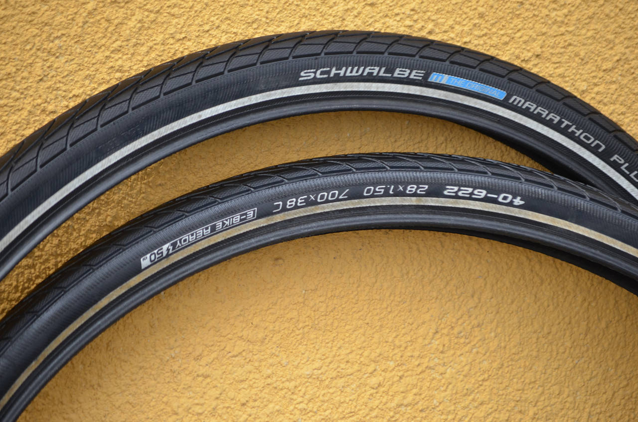 2 шт.-пара покришок для електровелосипеда Schwalbe Marathon Plus E-BIKE READY 28"(40-622)
2 шт.-пара покришок для електровелосипеда Schwalbe Marathon Plus E-BIKE READY 28"(40-622)