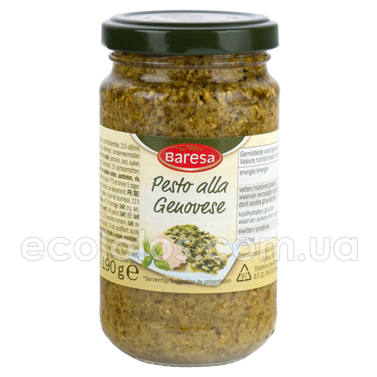 Соус Песто "Baresa" 190 г 
Соус Песто "Baresa" 190 г