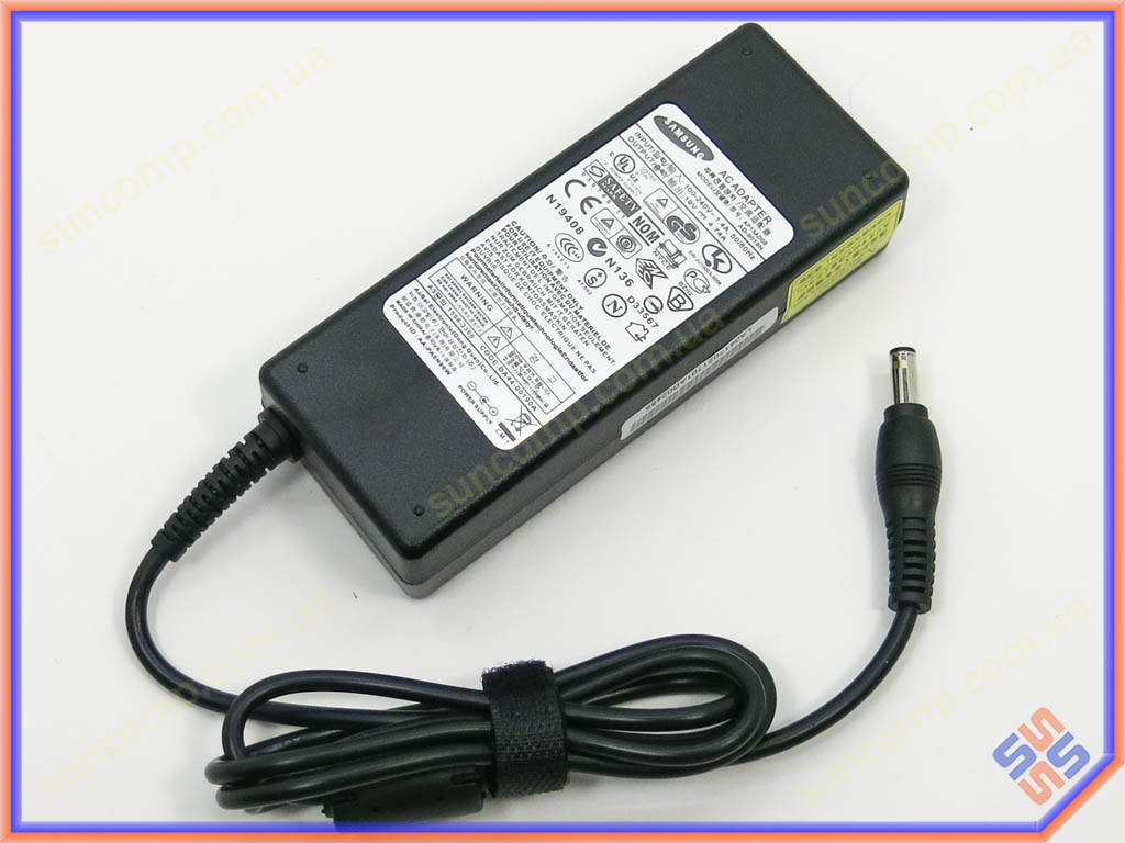 Блок питания для Samsung R540, VM7000, VM6000, V25, V20, T10, R700, R70, R65, R60, R50 (19V 4.74A 90W
Блок питания для Samsung R540, VM7000, VM6000, V25, V20, T10, R700, R70, R65, R60, R50 (19V 4.74A 90W