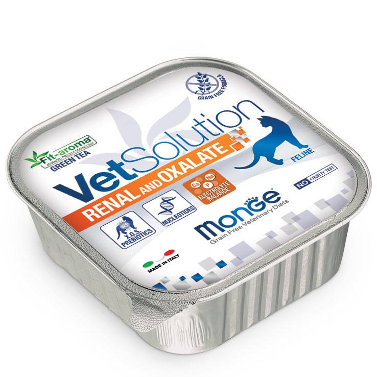 Monge VetSolution Cat Renal 100 гр Монже для кошек Ренал - лечебная диета для кошек при заболеваниях почек
Monge VetSolution Cat Renal 100 гр Монже для кошек Ренал - лечебная диета для кошек при заболеваниях почек