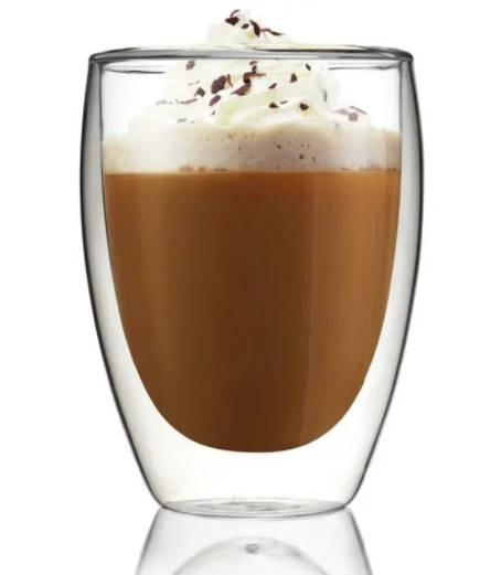 201-12 Стакан з подвійною стінкою 400мл Альто, Прозрачный 
201-12 Стакан з подвійною стінкою 400мл Альто, Прозрачный