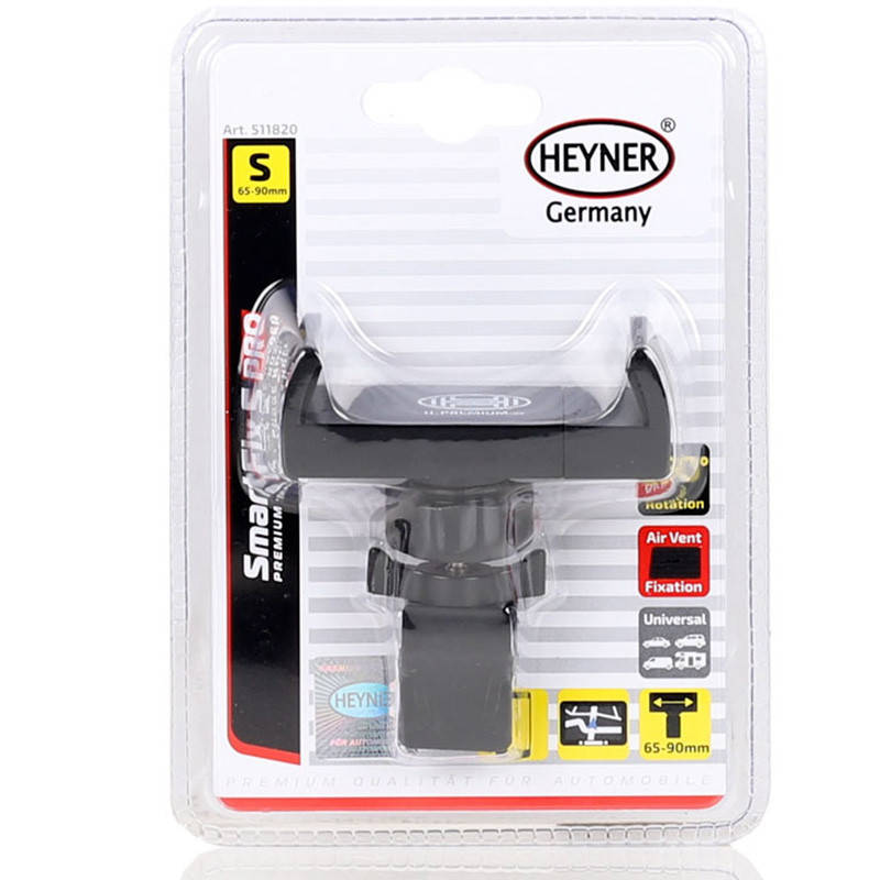 Премиум держатель для телефона на вентиляционную решетку "SmartFix PRO" Heyner, 511820, Черный
Премиум держатель для телефона на вентиляционную решетку "SmartFix PRO" Heyner, 511820, Черный