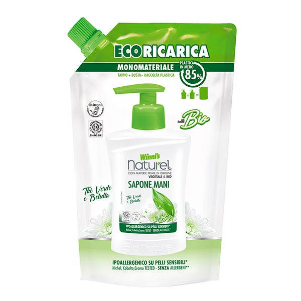Гипоалергенное жидкое мыло с экстрактом зеленого чая Winni's Naturel Liquid Hand Soap Verde 500 ml
Гипоалергенное жидкое мыло с экстрактом зеленого чая Winni's Naturel Liquid Hand Soap Verde 500 ml