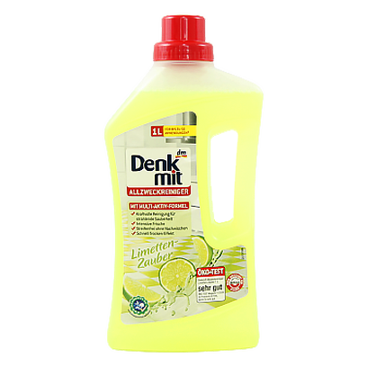 Засіб для миття універсальний Денк Міт лайм Denk Mit allzweckreiniger limetten-zauber 1L 10шт/ящ (Код :
Засіб для миття універсальний Денк Міт лайм Denk Mit allzweckreiniger limetten-zauber 1L 10шт/ящ (Код :