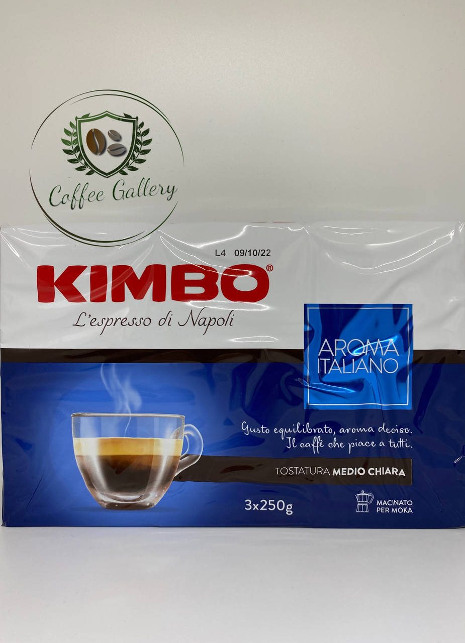 Кава мелена Kimbo Aroma Italiano 250г. 
Кава мелена Kimbo Aroma Italiano 250г.