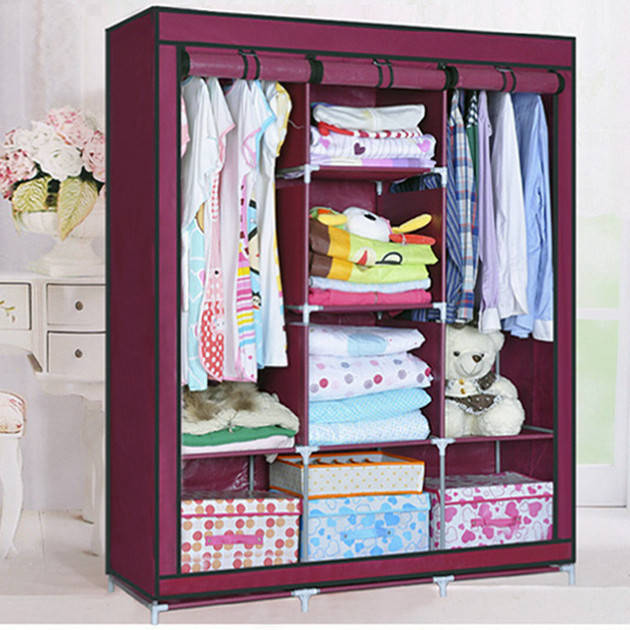 Складной тканевый шкаф, шкаф для одежды HCX Storage Wardrobe 88130 на 3 секции -, Коричневый
Складной тканевый шкаф, шкаф для одежды HCX Storage Wardrobe 88130 на 3 секции -, Коричневый