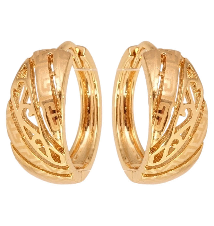 Серьги XP Позолота 18К колечки "Декоративный резной орнамент с напылением"
Серьги XP Позолота 18К колечки "Декоративный резной орнамент с напылением"