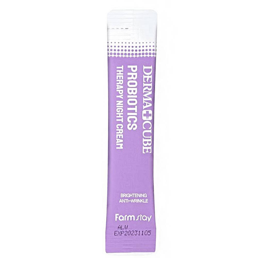 Ночной крем для лица с пробиотиками FarmStay Dermacube Probiotics Therapy Night Cream 4 мл
Ночной крем для лица с пробиотиками FarmStay Dermacube Probiotics Therapy Night Cream 4 мл
