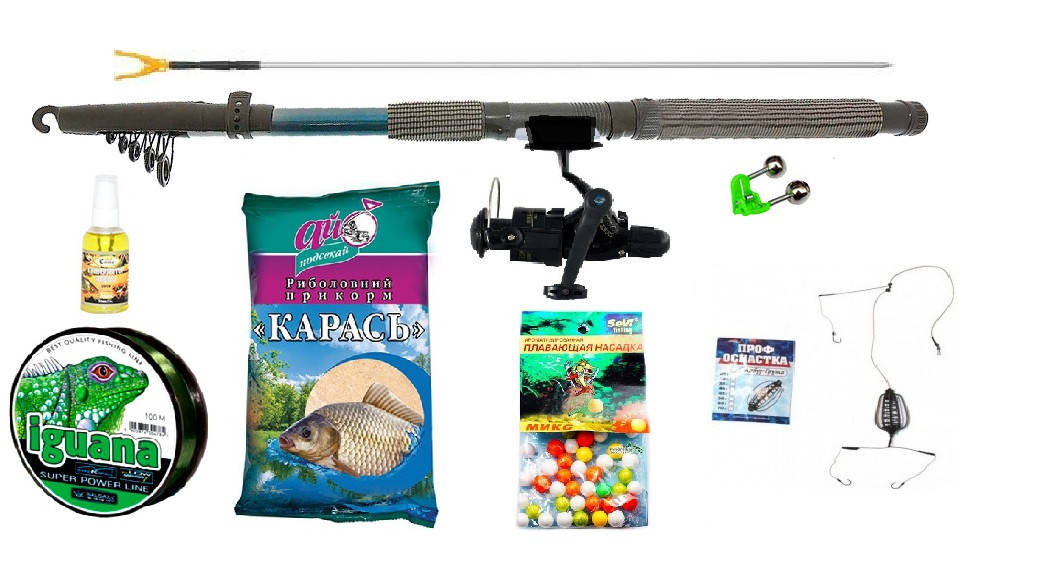 Рыболовный Набор "Спиннинг Универсальный" +Подарок! Набор 9 в 1 в длине 2.40 м
Рыболовный Набор "Спиннинг Универсальный" +Подарок! Набор 9 в 1 в длине 2.40 м