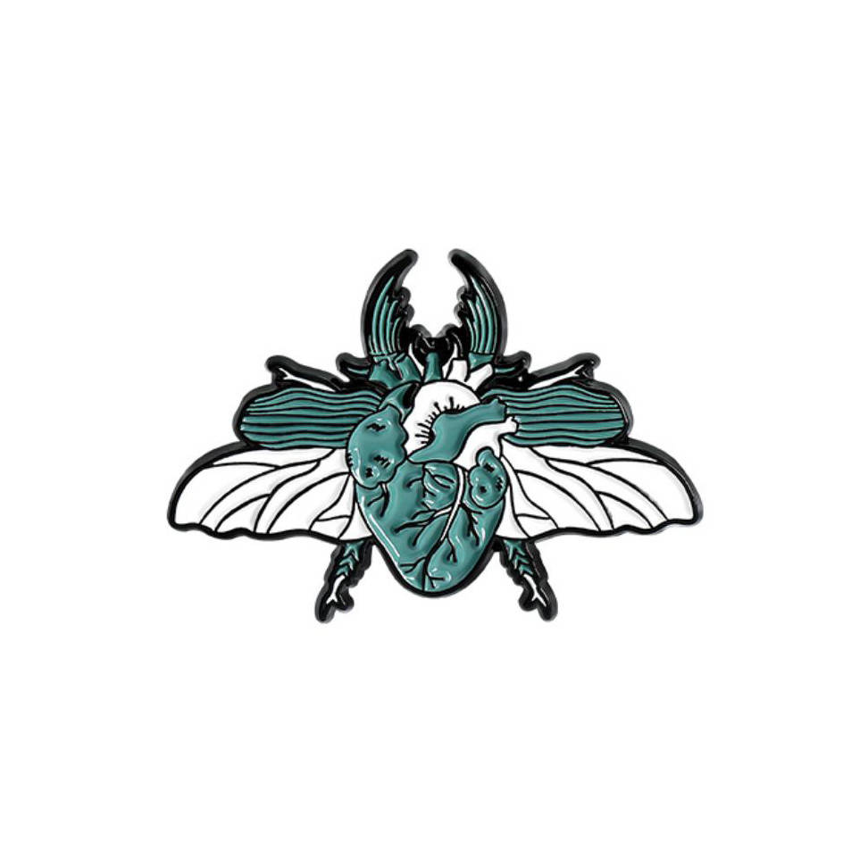 "Сердце жук" значок (пин) металлический
"Сердце жук" значок (пин) металлический