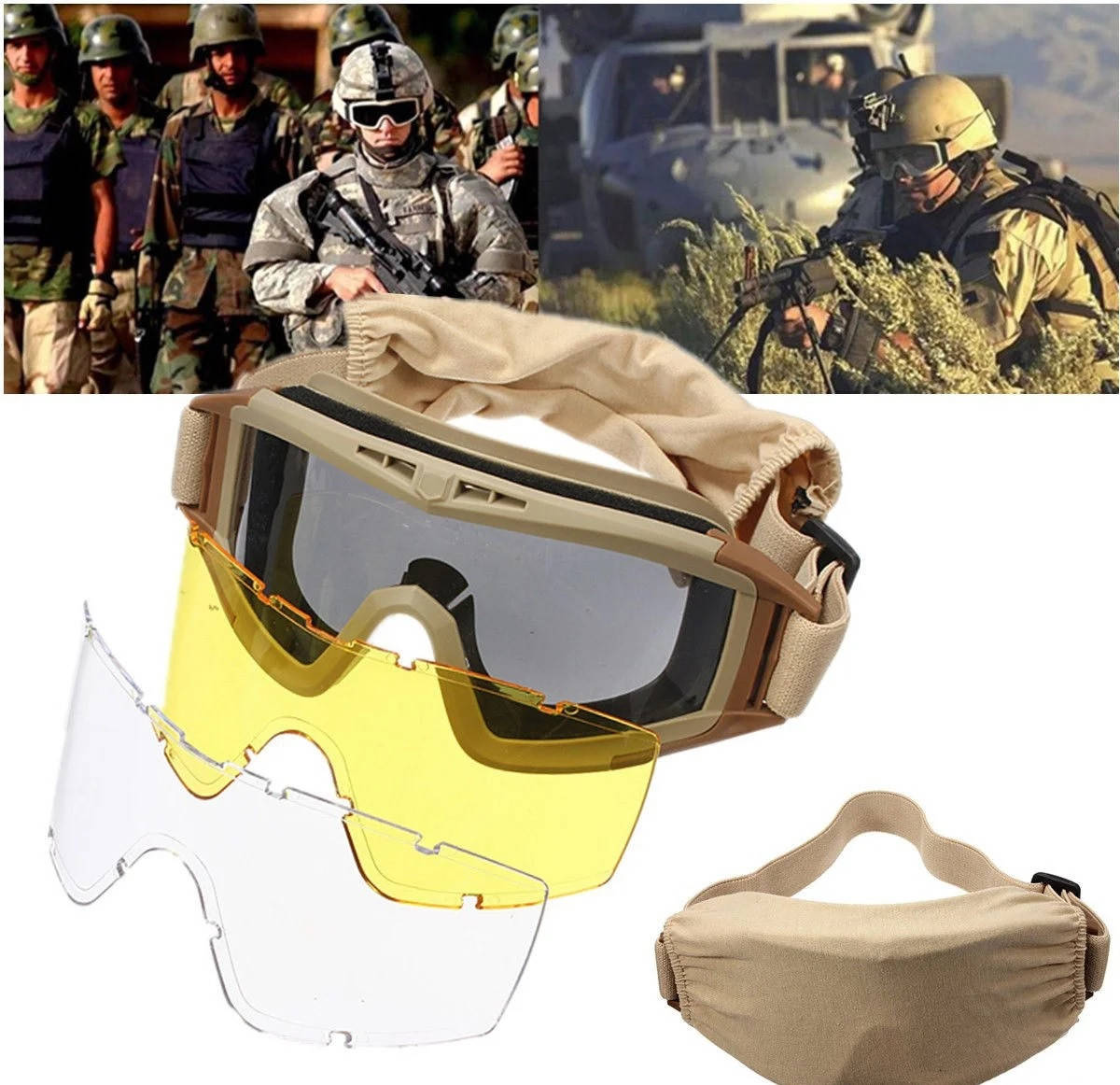 Протиосколкові тактичні окуляри Revision Desert Locust, в комплекті 3 скла
Протиосколкові тактичні окуляри Revision Desert Locust, в комплекті 3 скла