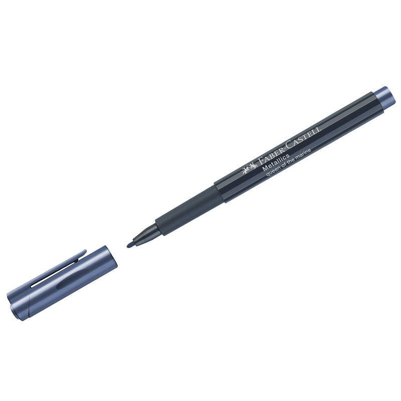 Маркер металлик для декора Faber-Castell Metallics Marker Queen of the marine, M (1,5 мм), цвет синий, 160753
Маркер металлик для декора Faber-Castell Metallics Marker Queen of the marine, M (1,5 мм), цвет синий, 160753