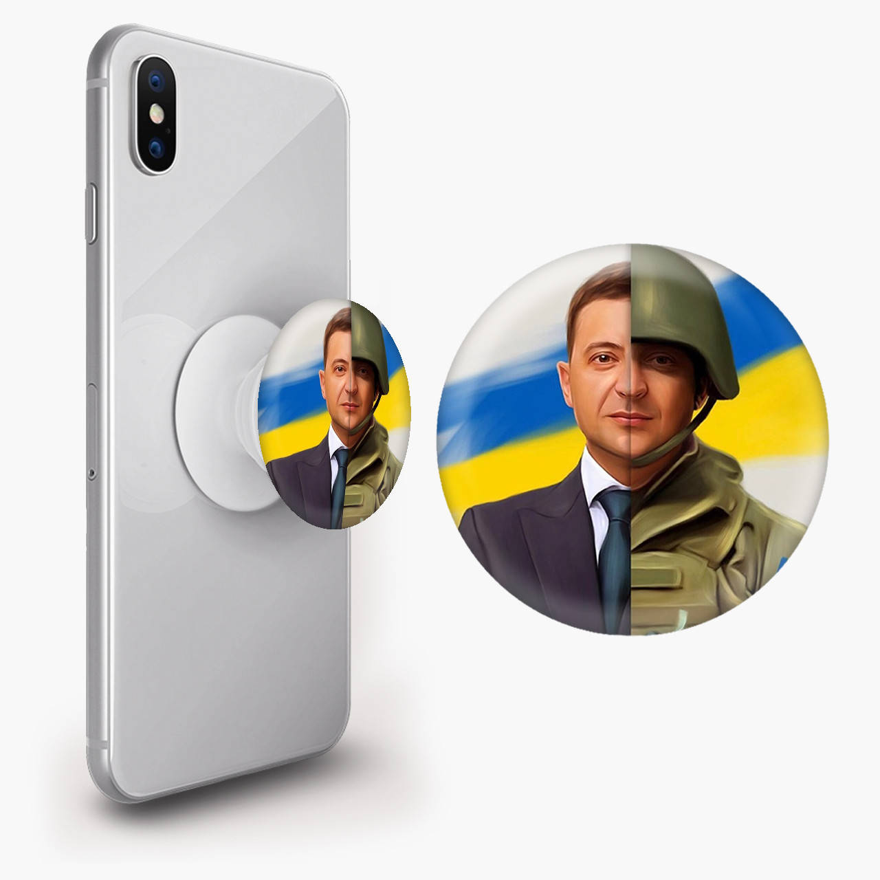 Попсокет (Popsockets) держатель для смартфона Поддерживаю Украину (Stand With Ukraine) (8754-3679), Белый
Попсокет (Popsockets) держатель для смартфона Поддерживаю Украину (Stand With Ukraine) (8754-3679), Белый