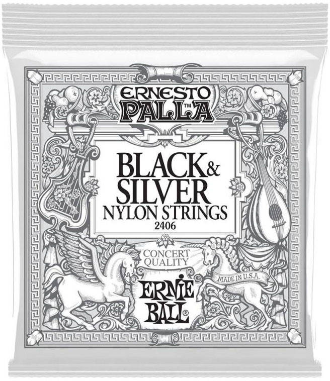 Струны для классической гитары Ernie Ball 2406 Ernesto Palla Nylon Black & Silver Classical Guitar Strings
Струны для классической гитары Ernie Ball 2406 Ernesto Palla Nylon Black & Silver Classical Guitar Strings