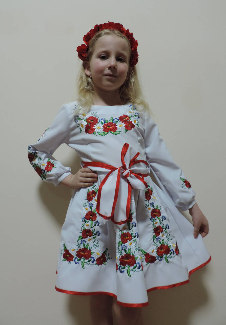 Нарядное вышитое детское платье с поясом, красивое платье с вышивкой на девочку, р.116, 122, 128, 134.
Нарядное вышитое детское платье с поясом, красивое платье с вышивкой на девочку, р.116, 122, 128, 134.
