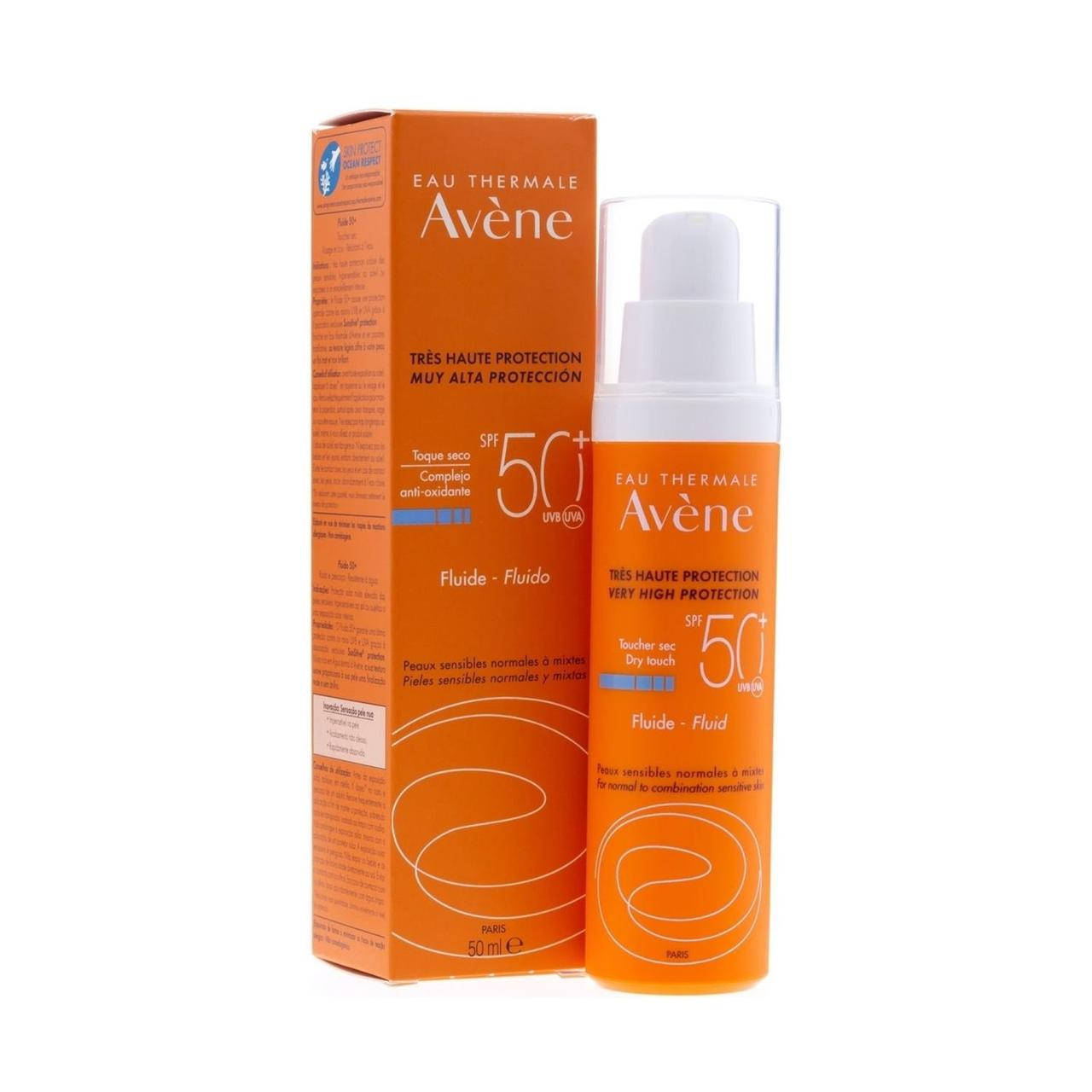 Солнцезащитн эмульсия флюид Авен для норм и комби кожи спф Avene Sun Solaire Soleil Protection Fluid SPF 50+
Солнцезащитн эмульсия флюид Авен для норм и комби кожи спф Avene Sun Solaire Soleil Protection Fluid SPF 50+