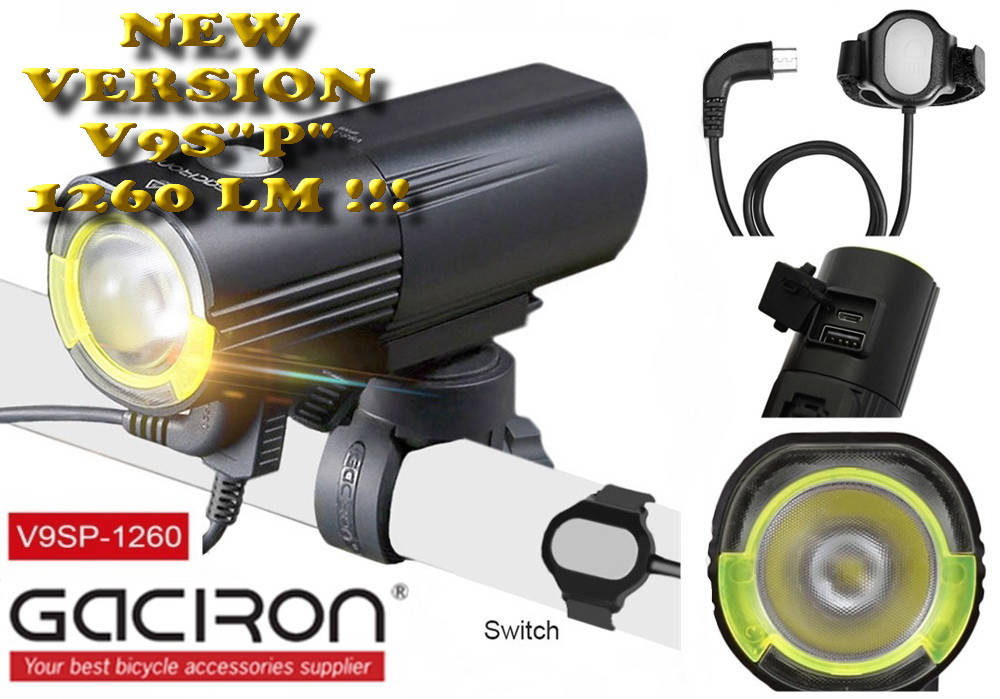 Велофара GACIRON V9SP-1260, Пульт, PowerBank функция + ПОДАРОК (1260LM, 4500mAh, Luminus LED, USB, IPX6)
Велофара GACIRON V9SP-1260, Пульт, PowerBank функция + ПОДАРОК (1260LM, 4500mAh, Luminus LED, USB, IPX6)