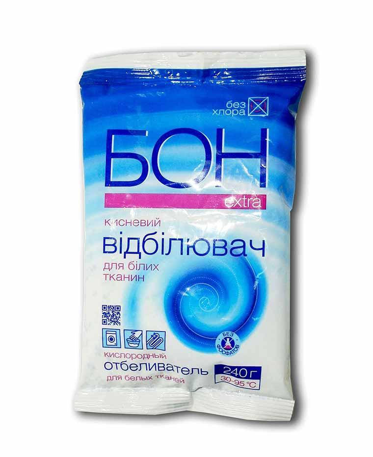 Кислородный отбеливатель без хлора для белых тканей БОН Extra, Бон Экстра 240 г Эленси
Кислородный отбеливатель без хлора для белых тканей БОН Extra, Бон Экстра 240 г Эленси