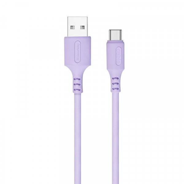 Кабель ColorWay USB-USB Type-C, soft silicone, 2.4А, 1м, Purple (CW-CBUC044-PU), Фиолетовый
Кабель ColorWay USB-USB Type-C, soft silicone, 2.4А, 1м, Purple (CW-CBUC044-PU), Фиолетовый